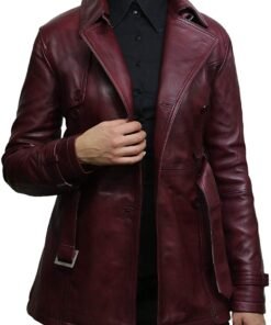 Forever Red Wine Coat