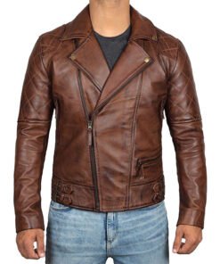 Deny Brown Biker Jacket