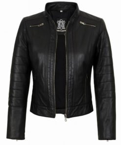 Women; Leather Jacket