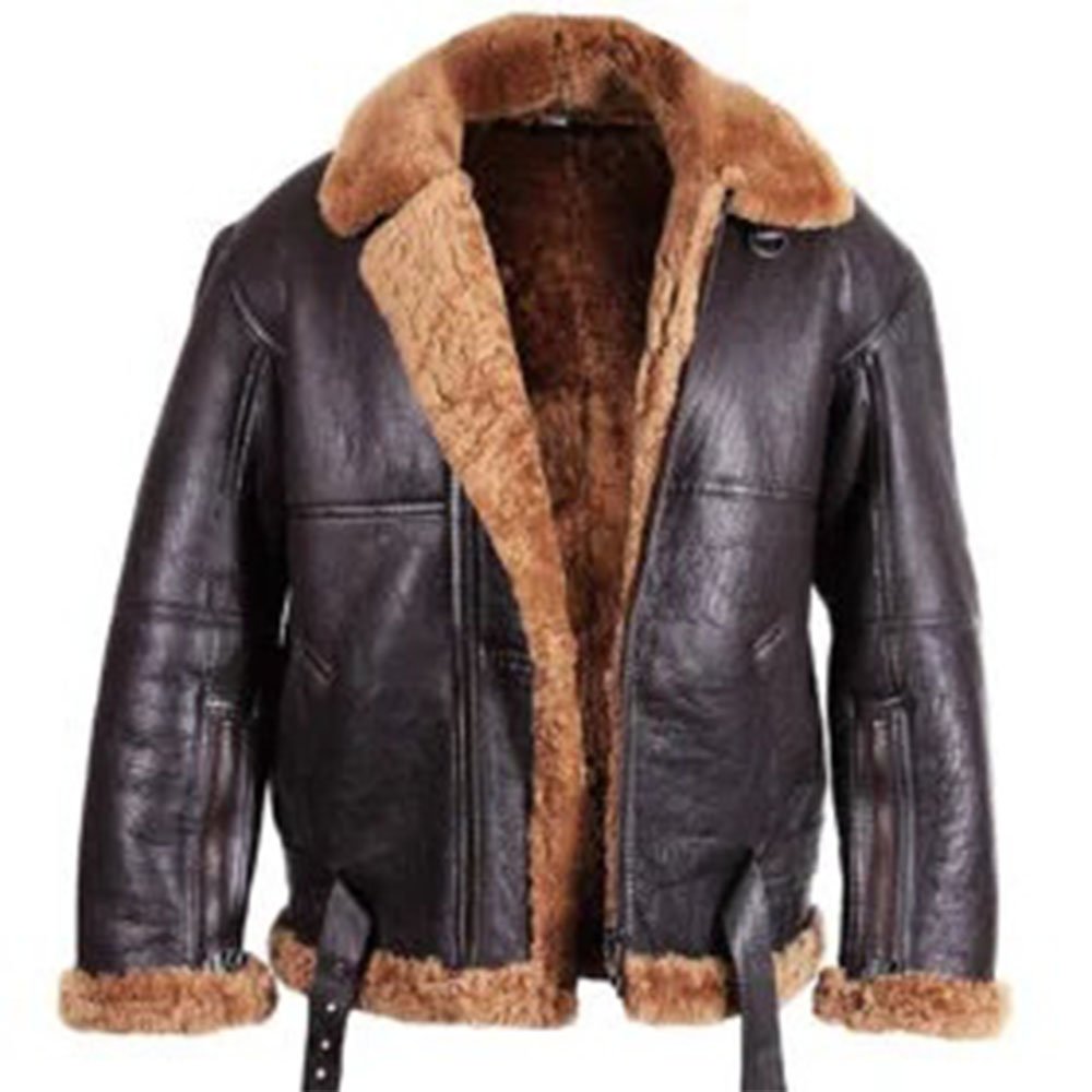 Vintage-Ace V001 Shearling Winter Leather Jacket