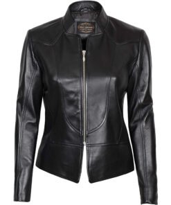 Vince Black Bomber Jacket