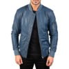 Blue Buzz Men's Leather bomber