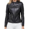Tino Black Women's Leather Jacket