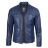 Cobalt Rush Blue Leather jacket 001