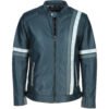 Indigo Rider Blue Leather Jacket