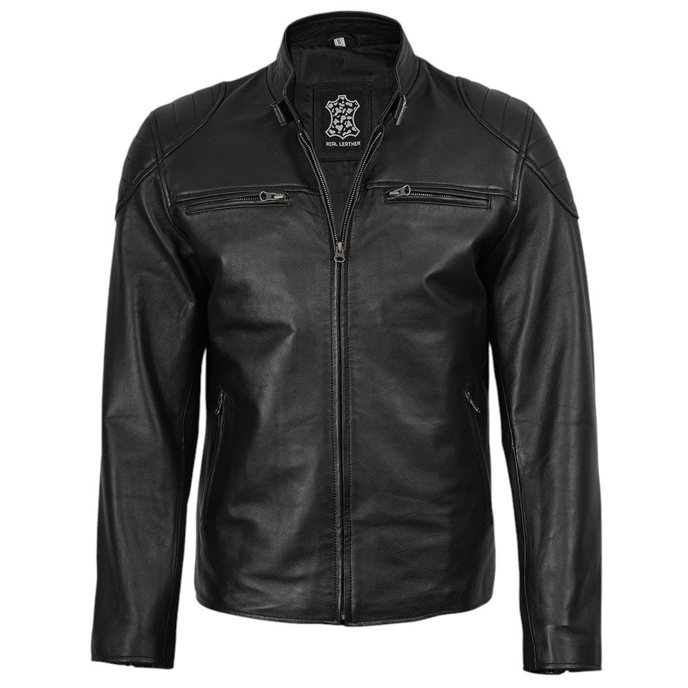 Urban Noir Black Biker Leather sdfgree