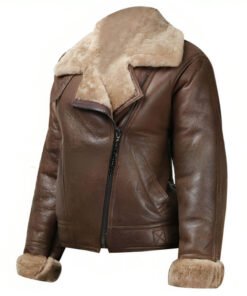 Sheerling Skin Women' Brown Leather Jacket