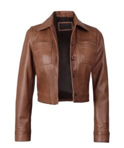 Chestnut Elegance Women's Brown Jacket