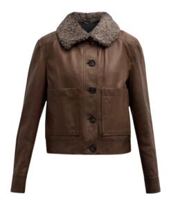 Vintage Tan Matt Women's Leather Jacket